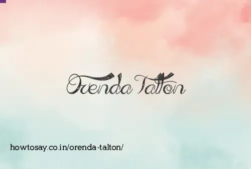 Orenda Talton
