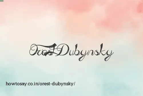 Orest Dubynsky