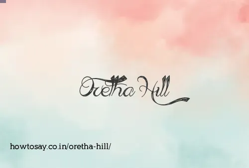 Oretha Hill