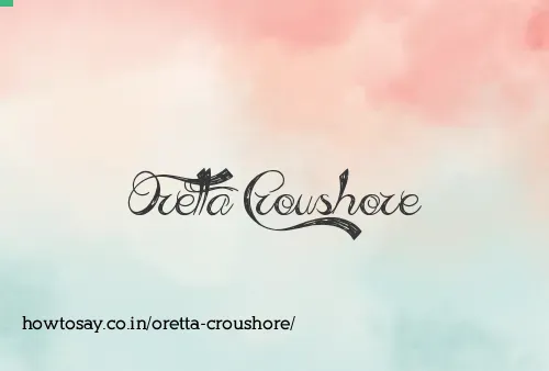Oretta Croushore