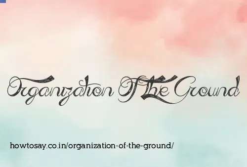 Organization Of The Ground