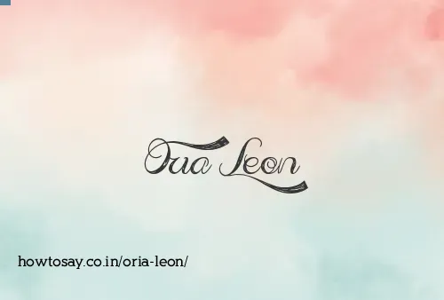 Oria Leon