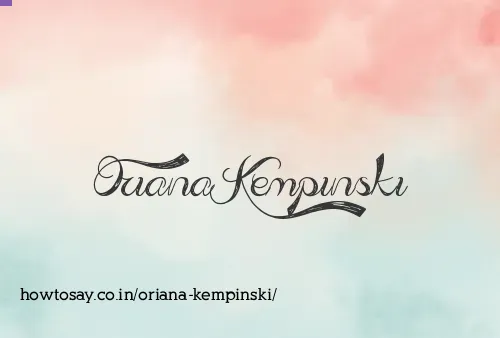 Oriana Kempinski