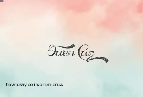 Orien Cruz