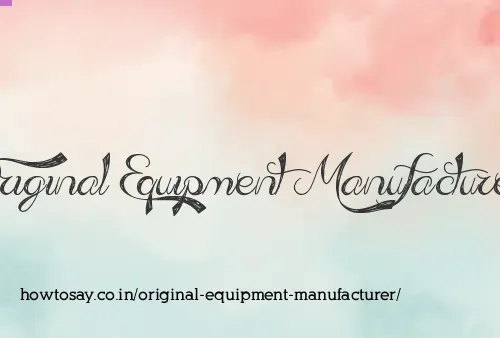 Original Equipment Manufacturer