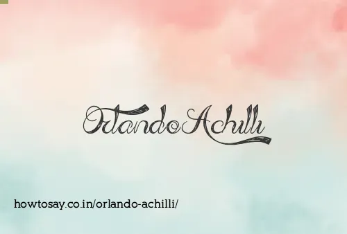Orlando Achilli