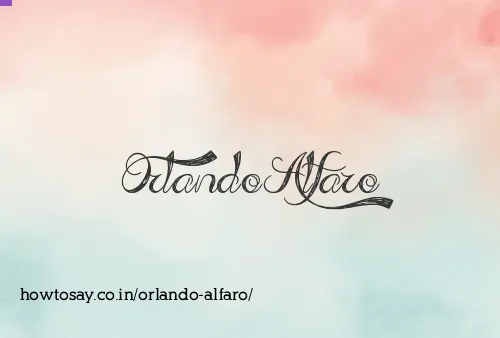 Orlando Alfaro