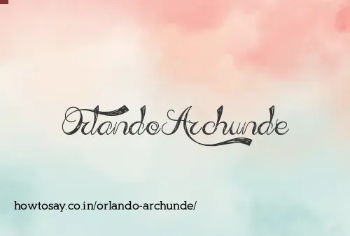 Orlando Archunde