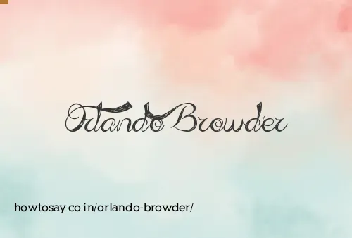 Orlando Browder