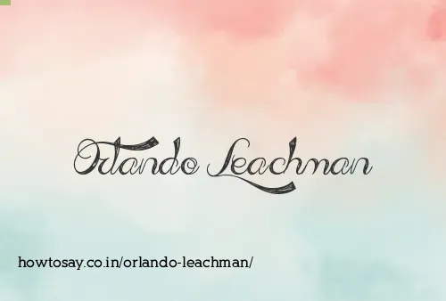 Orlando Leachman