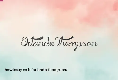 Orlando Thompson