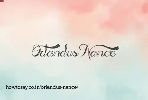 Orlandus Nance