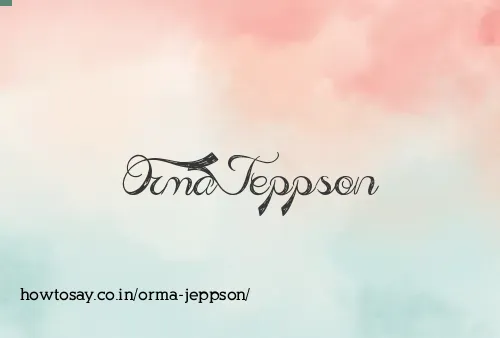 Orma Jeppson