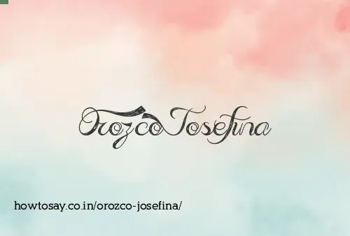 Orozco Josefina