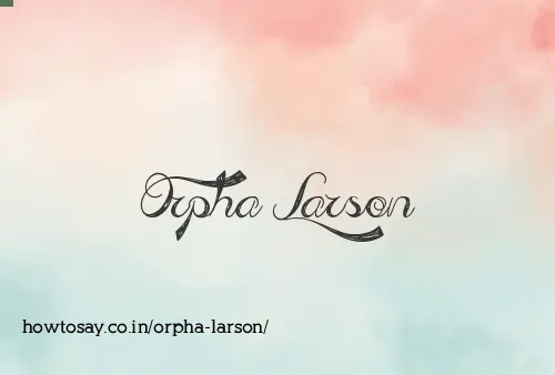 Orpha Larson