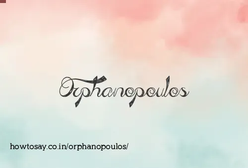 Orphanopoulos