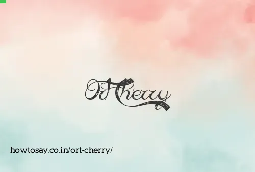 Ort Cherry
