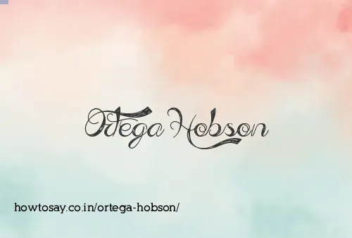 Ortega Hobson