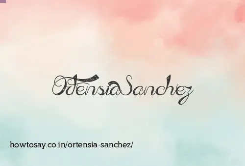 Ortensia Sanchez