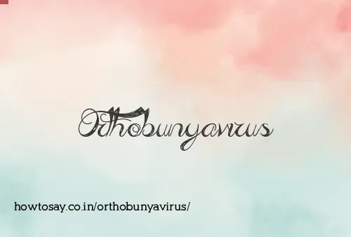 Orthobunyavirus