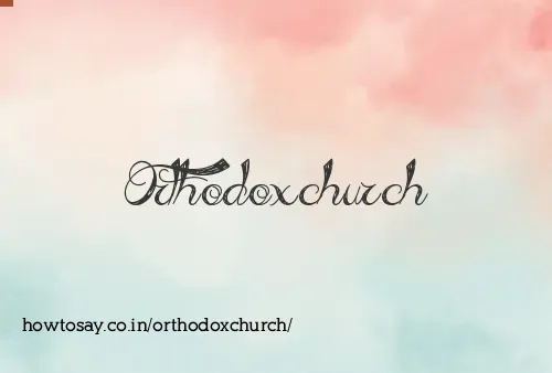 Orthodoxchurch