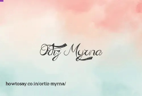 Ortiz Myrna
