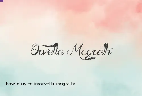 Orvella Mcgrath