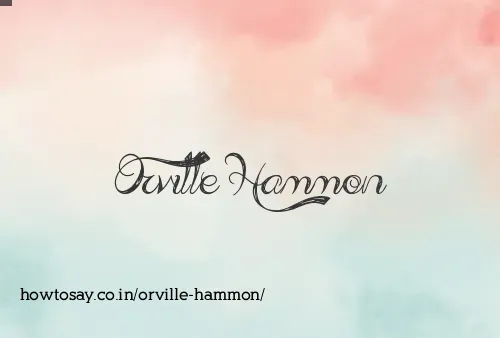 Orville Hammon