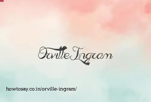 Orville Ingram