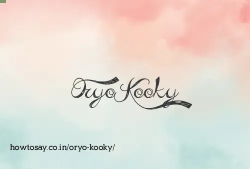 Oryo Kooky