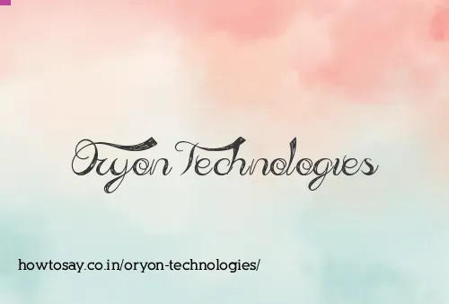 Oryon Technologies