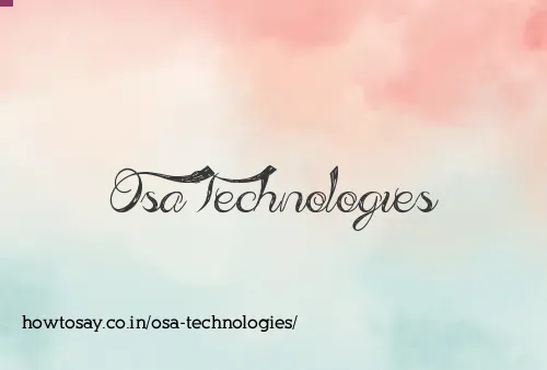 Osa Technologies