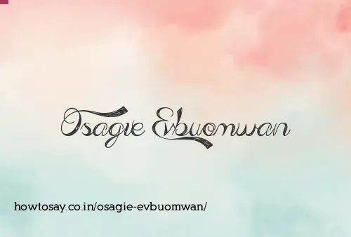 Osagie Evbuomwan