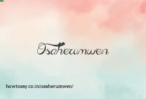 Osaherumwen