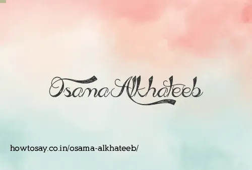 Osama Alkhateeb