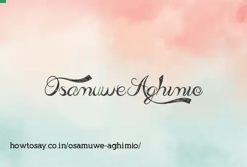 Osamuwe Aghimio