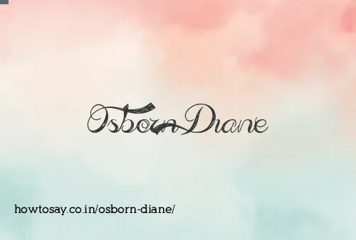 Osborn Diane
