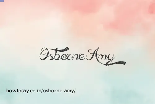 Osborne Amy