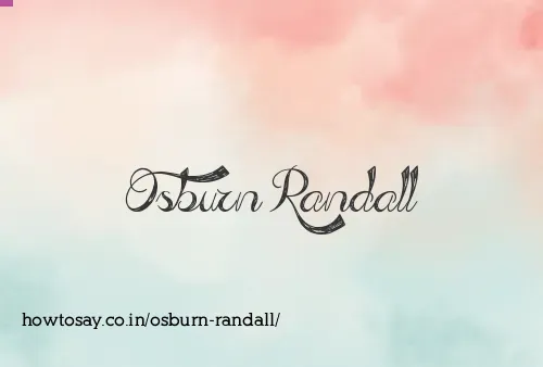Osburn Randall