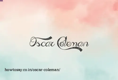 Oscar Coleman