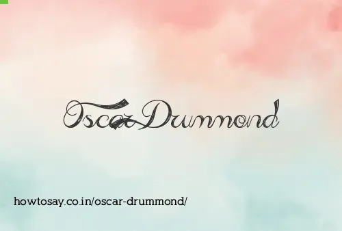Oscar Drummond