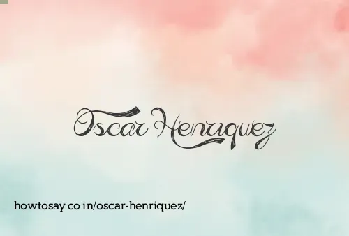 Oscar Henriquez