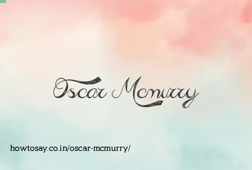 Oscar Mcmurry