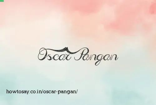 Oscar Pangan