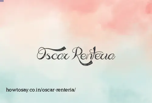 Oscar Renteria
