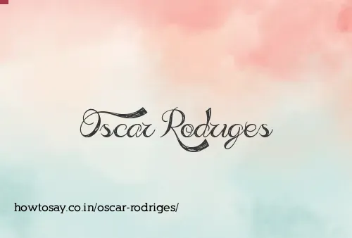 Oscar Rodriges