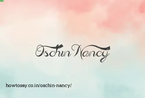 Oschin Nancy