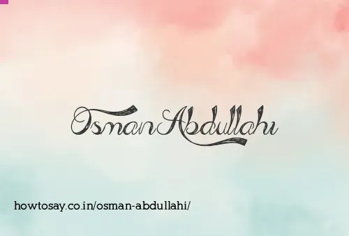 Osman Abdullahi