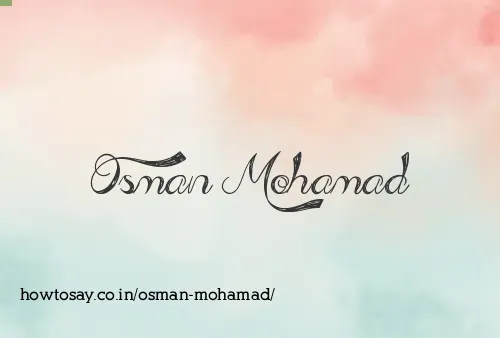 Osman Mohamad