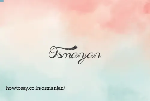 Osmanjan
